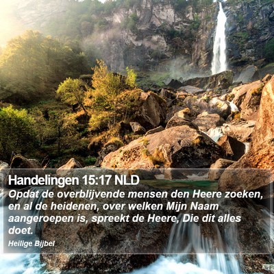 Handelingen 15:17 NLD Bible Verse Image