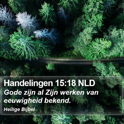 Handelingen 15:18 NLD Bible Verse Image