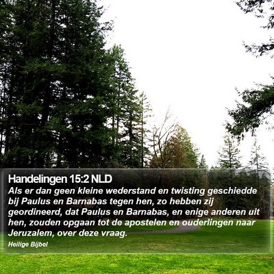 Handelingen 15:2 NLD Bible Verse Image