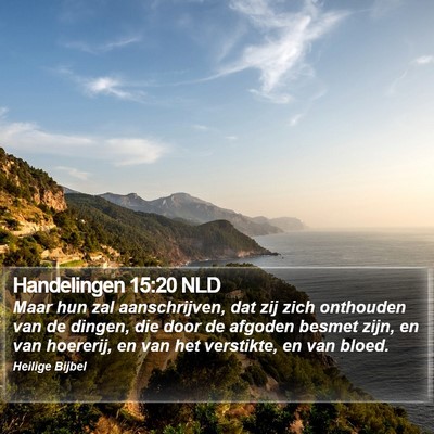 Handelingen 15:20 NLD Bible Verse Image