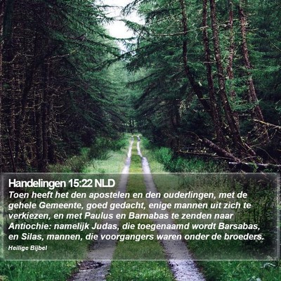 Handelingen 15:22 NLD Bible Verse Image