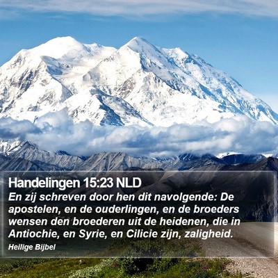 Handelingen 15:23 NLD Bible Verse Image