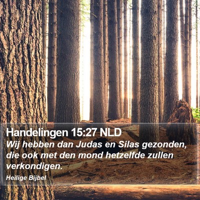 Handelingen 15:27 NLD Bible Verse Image