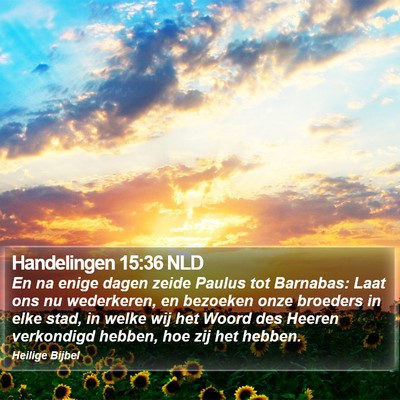 Handelingen 15:36 NLD Bible Verse Image