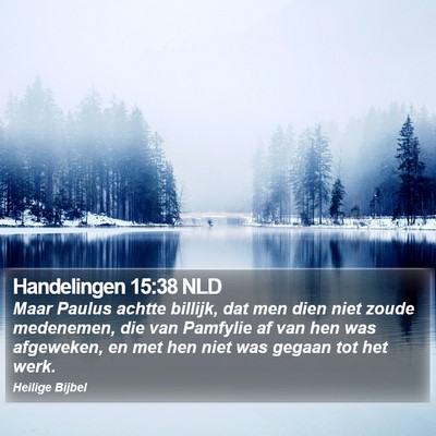 Handelingen 15:38 NLD Bible Verse Image