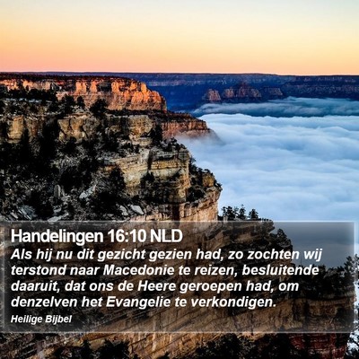 Handelingen 16:10 NLD Bible Verse Image