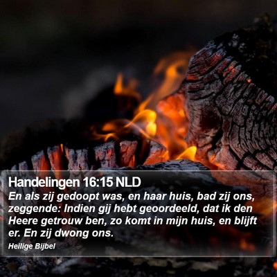 Handelingen 16:15 NLD Bible Verse Image