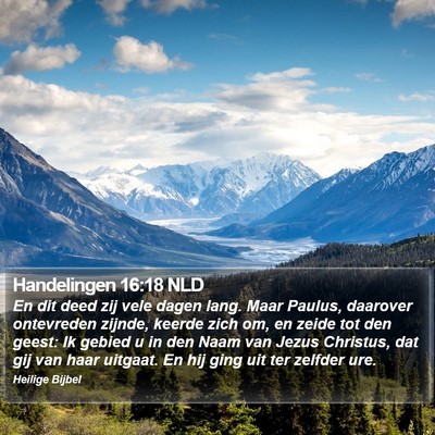 Handelingen 16:18 NLD Bible Verse Image