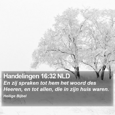 Handelingen 16:32 NLD Bible Verse Image