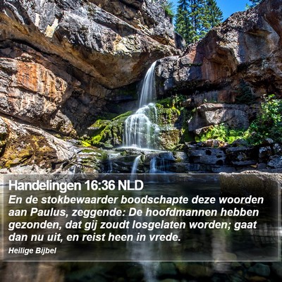 Handelingen 16:36 NLD Bible Verse Image