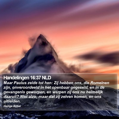 Handelingen 16:37 NLD Bible Verse Image