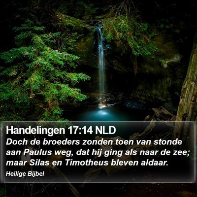 Handelingen 17:14 NLD Bible Verse Image