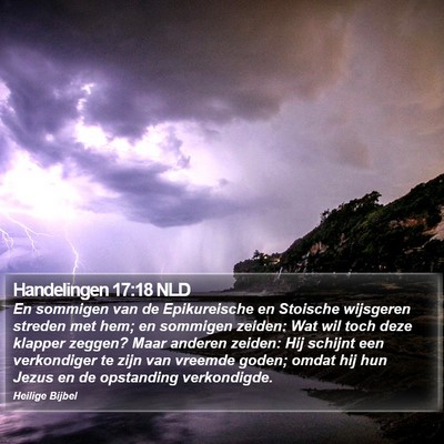 Handelingen 17:18 NLD Bible Verse Image