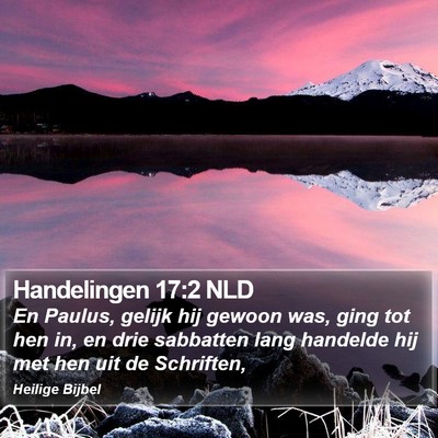 Handelingen 17:2 NLD Bible Verse Image