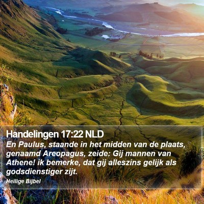Handelingen 17:22 NLD Bible Verse Image
