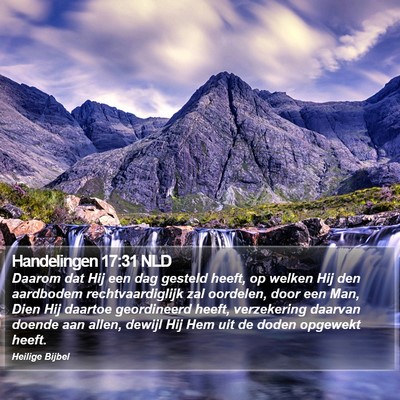 Handelingen 17:31 NLD Bible Verse Image