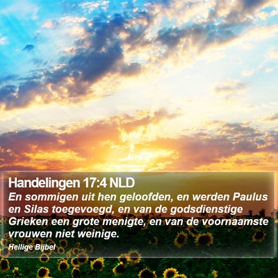 Handelingen 17:4 NLD Bible Verse Image