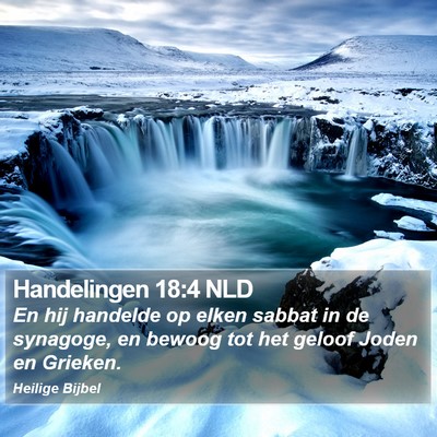 Handelingen 18:4 NLD Bible Verse Image