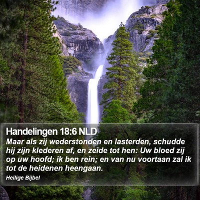 Handelingen 18:6 NLD Bible Verse Image