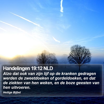 Handelingen 19:12 NLD Bible Verse Image