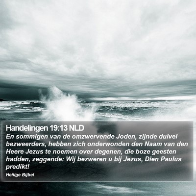 Handelingen 19:13 NLD Bible Verse Image