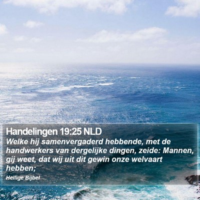 Handelingen 19:25 NLD Bible Verse Image