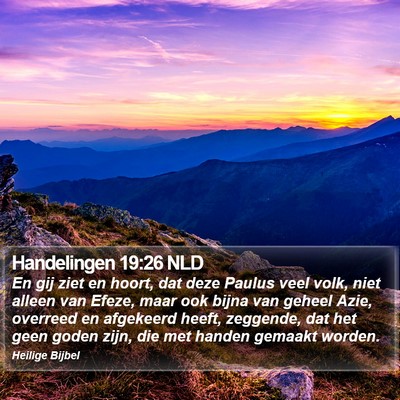 Handelingen 19:26 NLD Bible Verse Image