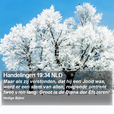 Handelingen 19:34 NLD Bible Verse Image