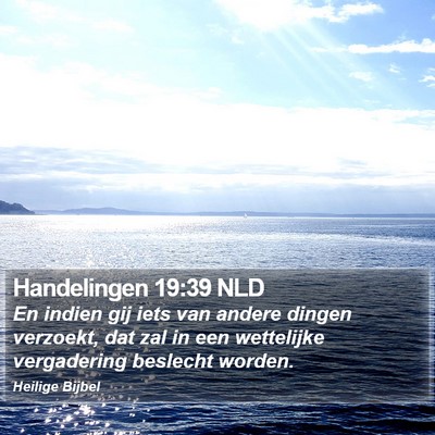 Handelingen 19:39 NLD Bible Verse Image