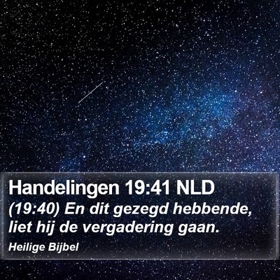 Handelingen 19:41 NLD Bible Verse Image