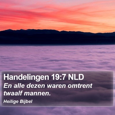 Handelingen 19:7 NLD Bible Verse Image