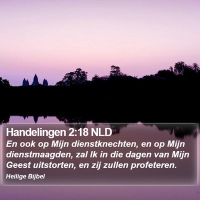 Handelingen 2:18 NLD Bible Verse Image