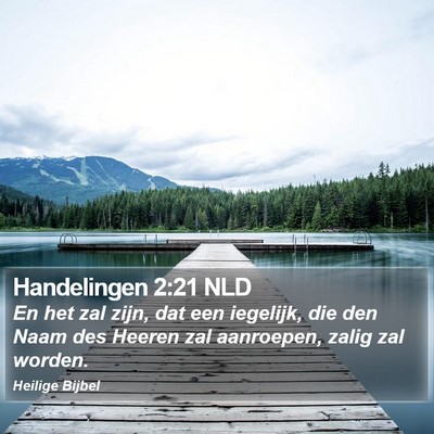 Handelingen 2:21 NLD Bible Verse Image
