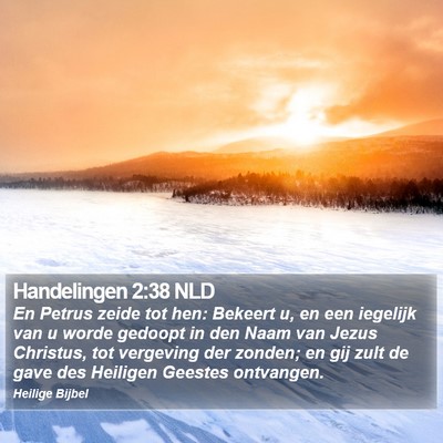 Handelingen 2:38 NLD Bible Verse Image