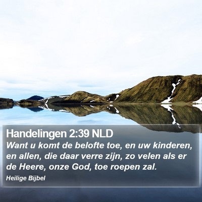 Handelingen 2:39 NLD Bible Verse Image