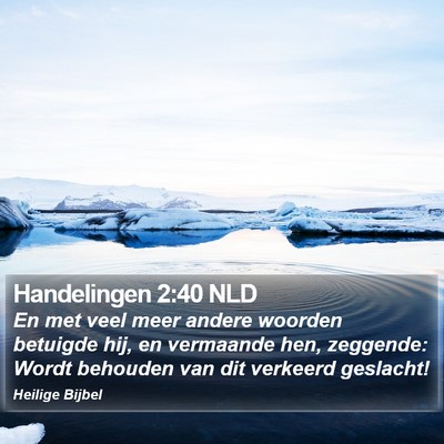Handelingen 2:40 NLD Bible Verse Image