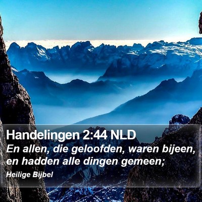 Handelingen 2:44 NLD Bible Verse Image