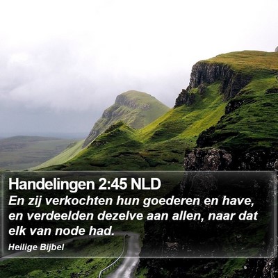 Handelingen 2:45 NLD Bible Verse Image