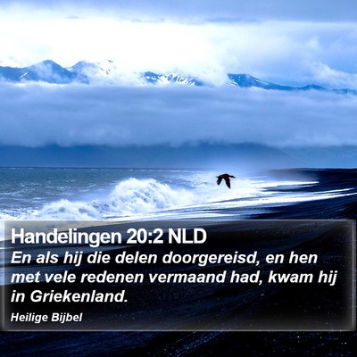 Handelingen 20:2 NLD Bible Verse Image
