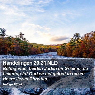Handelingen 20:21 NLD Bible Verse Image