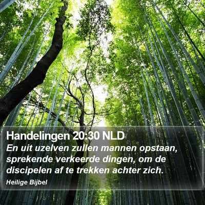 Handelingen 20:30 NLD Bible Verse Image