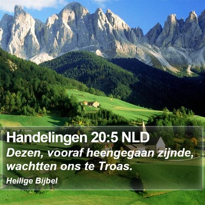 Handelingen 20:5 NLD Bible Verse Image