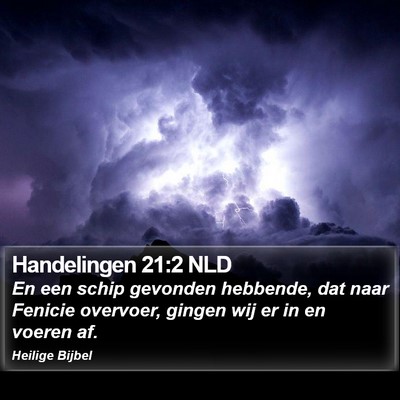 Handelingen 21:2 NLD Bible Verse Image