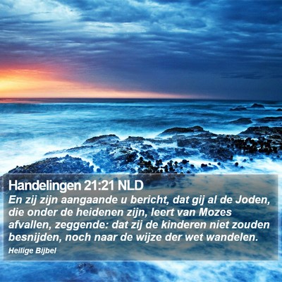 Handelingen 21:21 NLD Bible Verse Image