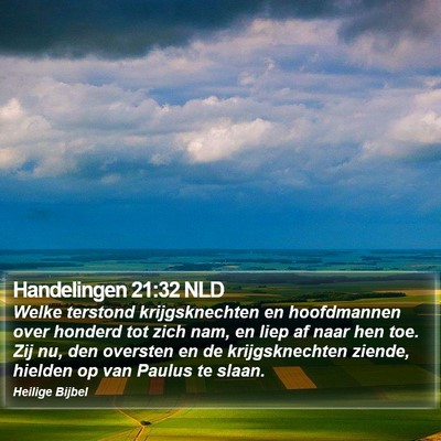 Handelingen 21:32 NLD Bible Verse Image