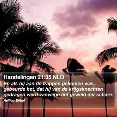 Handelingen 21:35 NLD Bible Verse Image