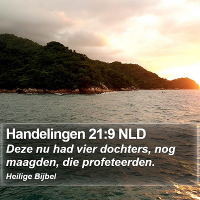 Handelingen 21:9 NLD Bible Verse Image