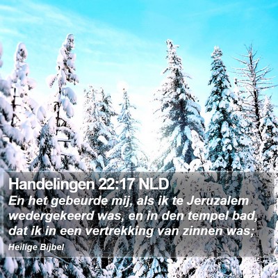 Handelingen 22:17 NLD Bible Verse Image