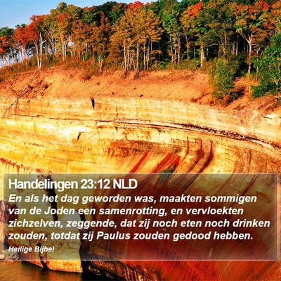 Handelingen 23:12 NLD Bible Verse Image