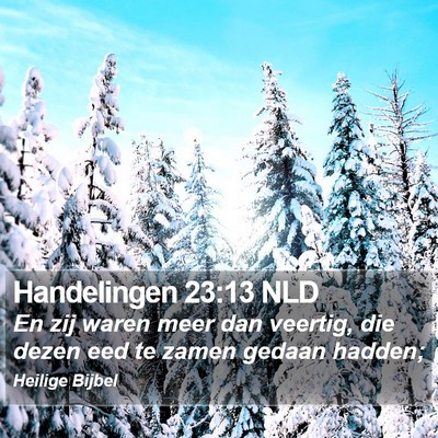 Handelingen 23:13 NLD Bible Verse Image
